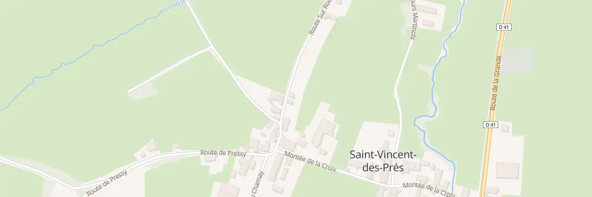 Plan du 5060 Vers la Croix à Saint-Vincent-des-Prés