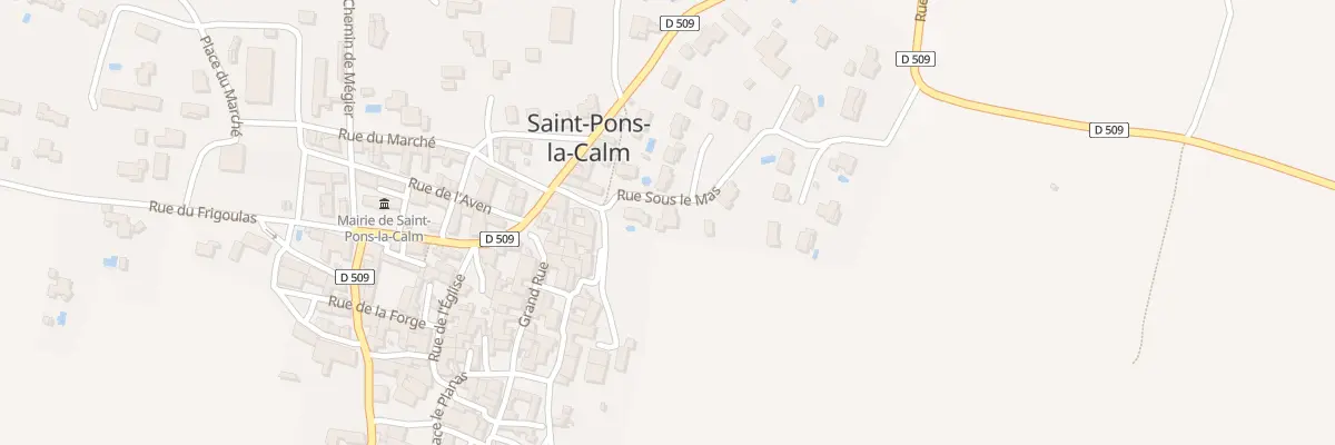 Plan du 5175 Rue Sous le Mas à Saint-Pons-la-Calm
