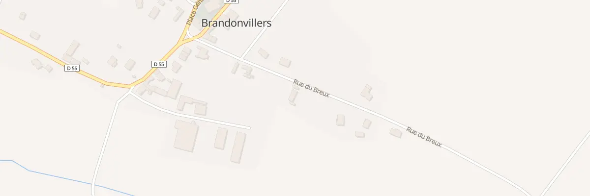 Plan du 6 Rue du Breux à Brandonvillers