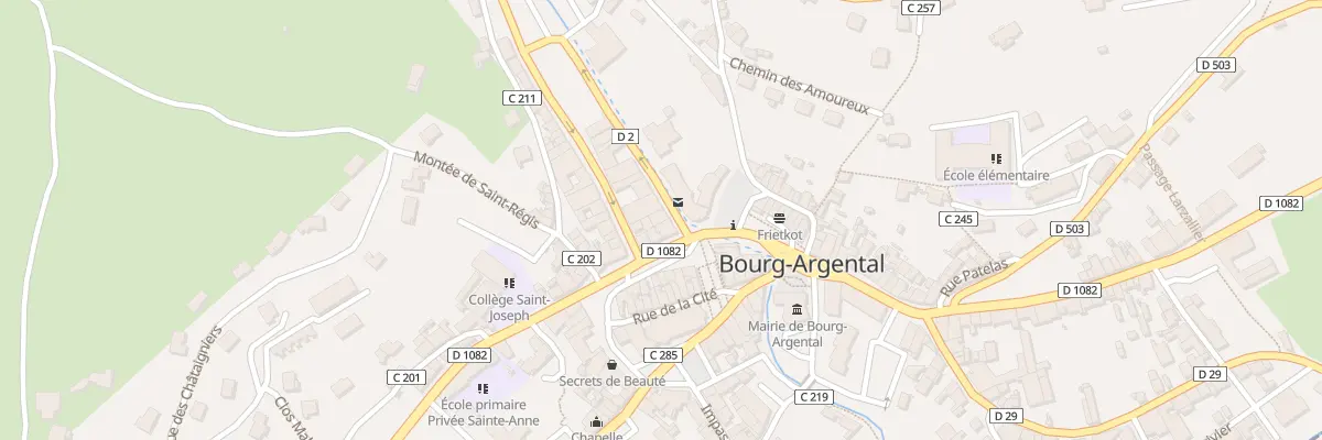 Plan du 9000 Pl Alfred Guyotat à Bourg-Argental