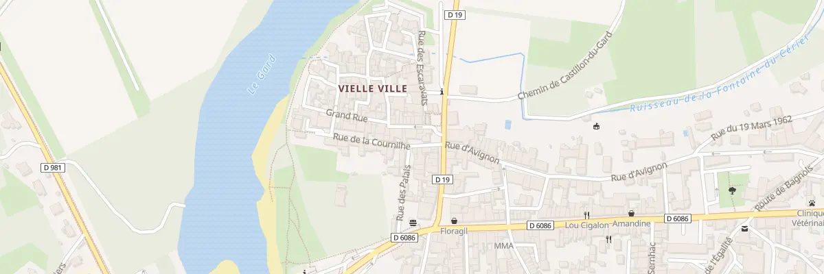 Plan du 10 Gr Grand Rue à Remoulins
