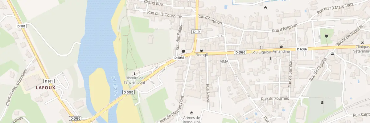 Plan du 4 Av Geoffroy Perret à Remoulins