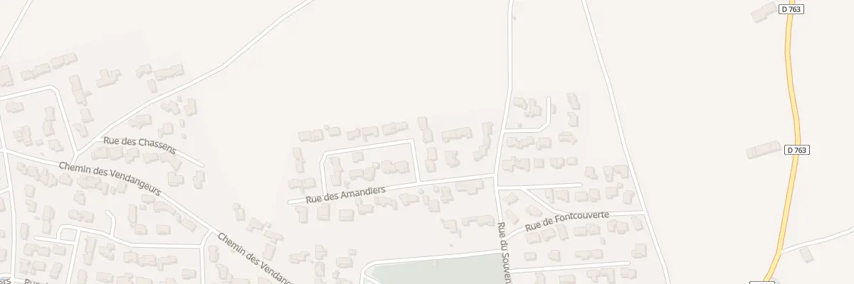 Plan du 6 Rue du Grès des Oliviers à Jonquières-Saint-Vincent