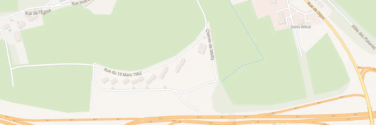 Plan du 3 Rue du 19 Mars 1962 à Pouilly-en-Auxois