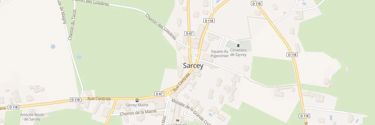 Plan du 9 Rue du Tilleul à Sarcey