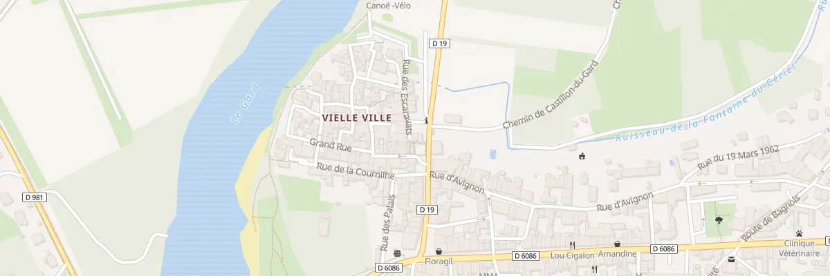 Plan du 2T Rue des Escaravats à Remoulins