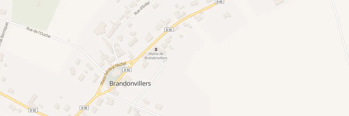 Plan du 20 Rue du Haut Montier à Brandonvillers