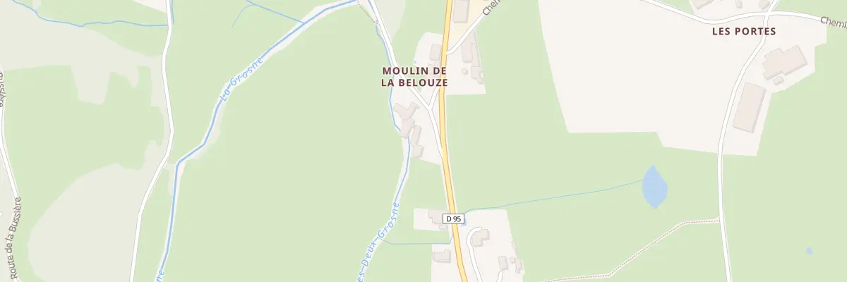 Plan du 5014 La Belouze à Saint-Léger-sous-la-Bussière