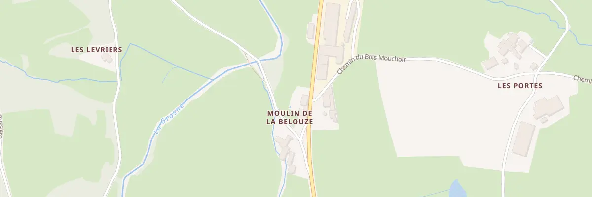Plan du 5555F La Belouze à Saint-Léger-sous-la-Bussière