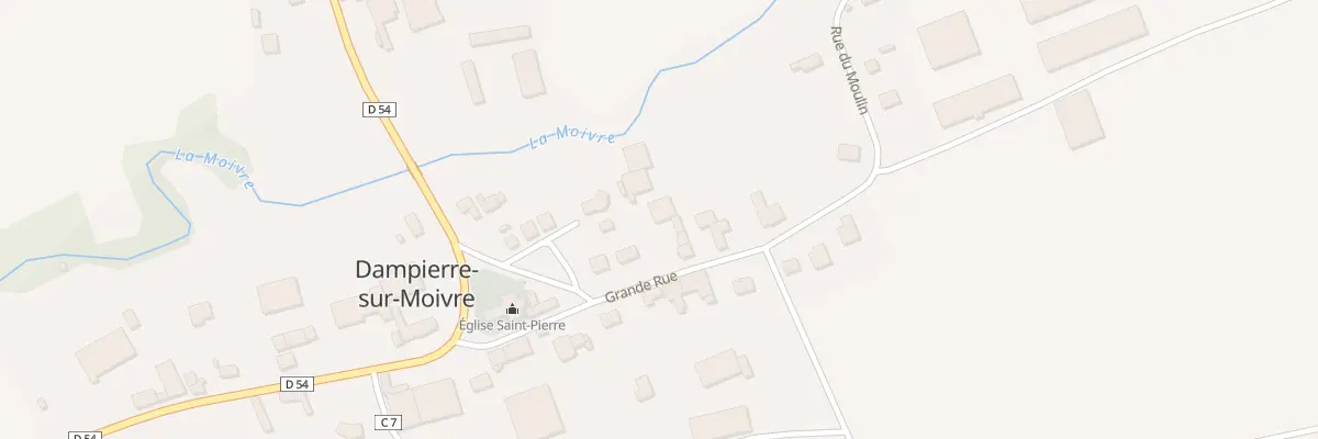 Plan du 7 Gr Grande Rue à Dampierre-sur-Moivre