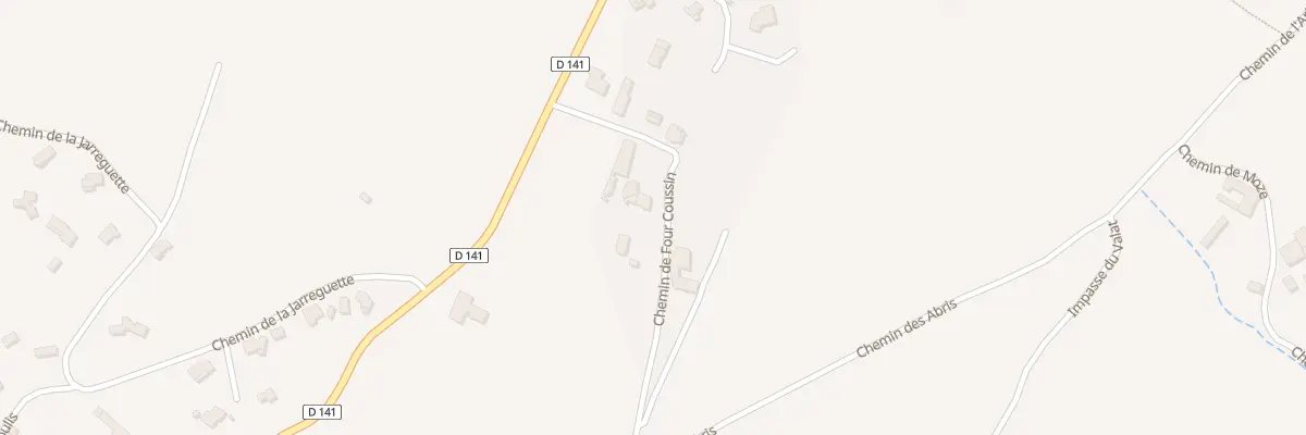 Plan du 5179 Che de Four Coussin à Saint-Julien-de-Peyrolas