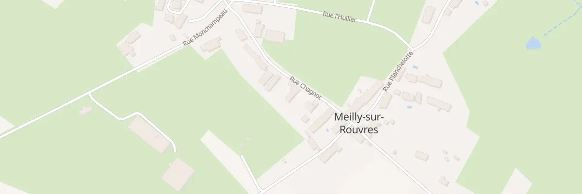 Plan de la Rue Chagnot à Meilly-sur-Rouvres