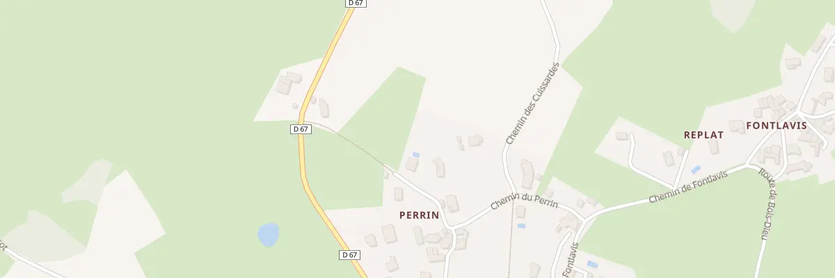 Plan du 84 Imp du Perrin à Sarcey