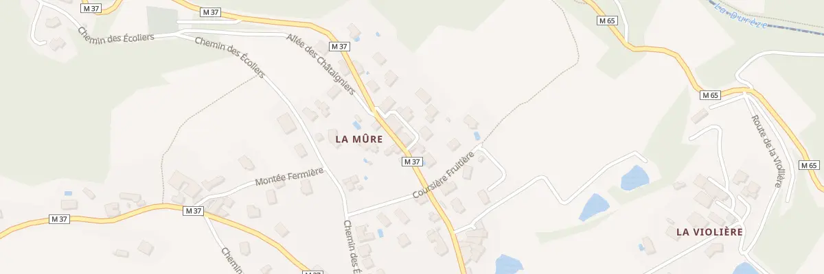 Plan du 17 Voie de la Mure à Chagnon