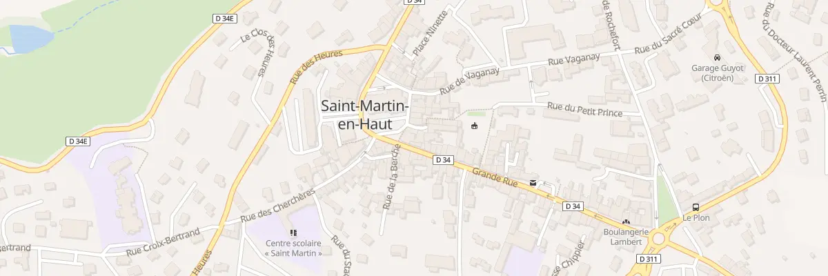 Plan du 6 Cour Besson à Saint-Martin-en-Haut