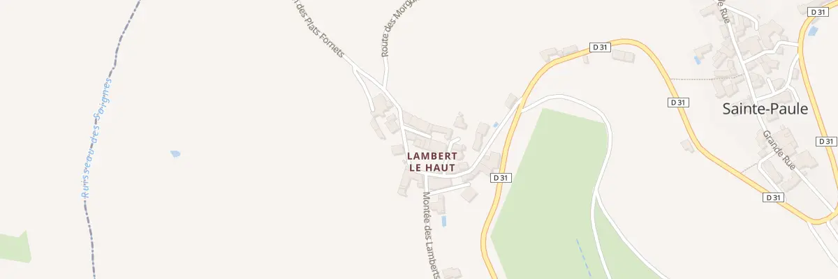 Plan du 5089 Lambert Le Haut à Sainte-Paule