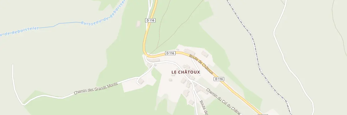 Plan du 5002 Le Chatoux à Sainte-Paule