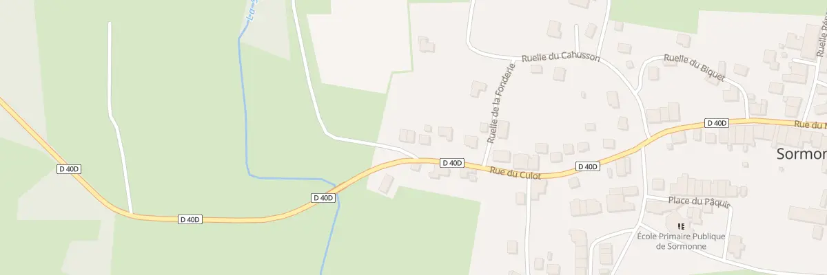 Plan du 20 Rue du Culot à Saulces-Monclin