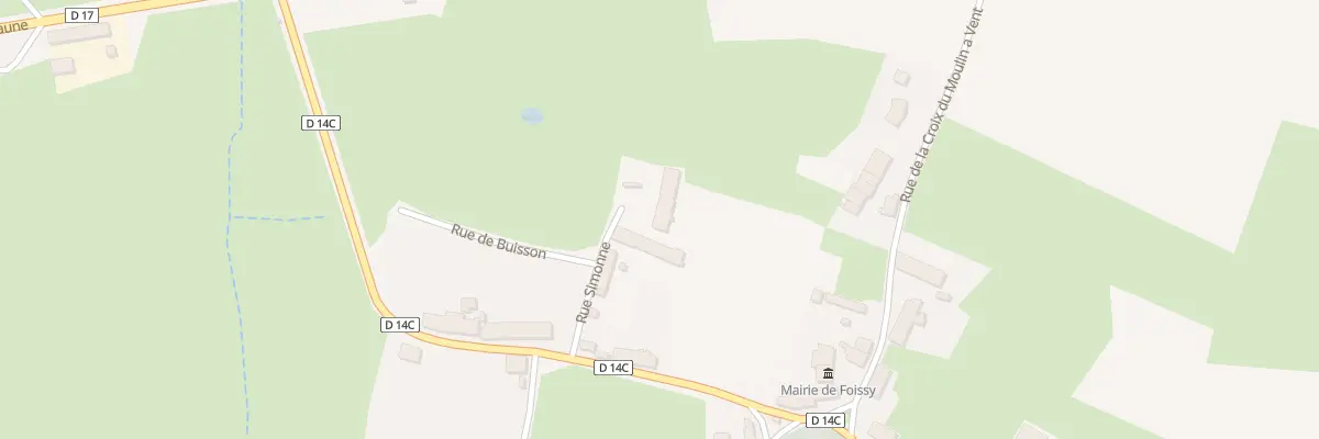 Plan du 6 Rue Simonne à Foissy