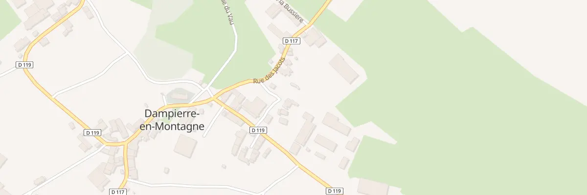 Plan du 6 Rue Saint Pere à Dampierre-en-Montagne