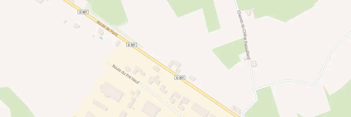 Plan du 1880 Rte de Paris à Bully