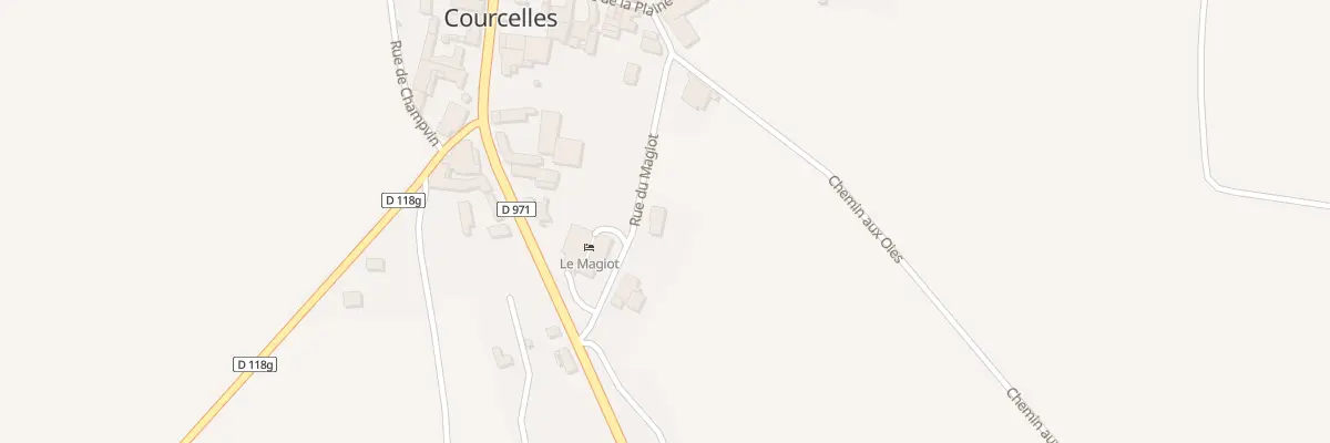 Plan du 5A Rue du Magiot (montliot) à Montliot-et-Courcelles