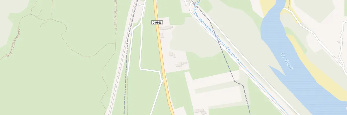 Plan du 575 Rte de Beaucaire à Sernhac