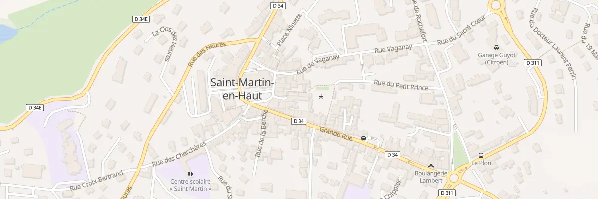 Plan du 4 Cour Besson à Saint-Martin-en-Haut