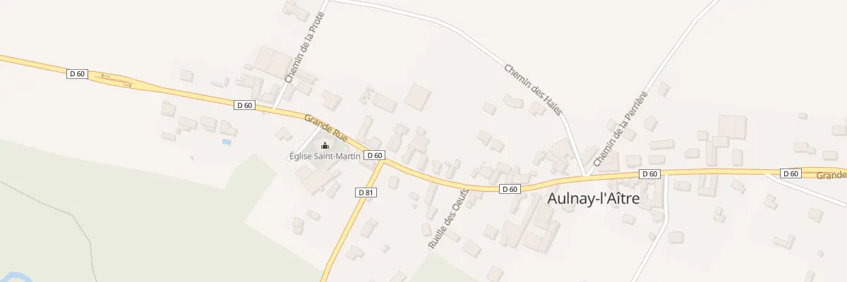Plan du 15 Gr Grande Rue à Aulnay-l’Aître