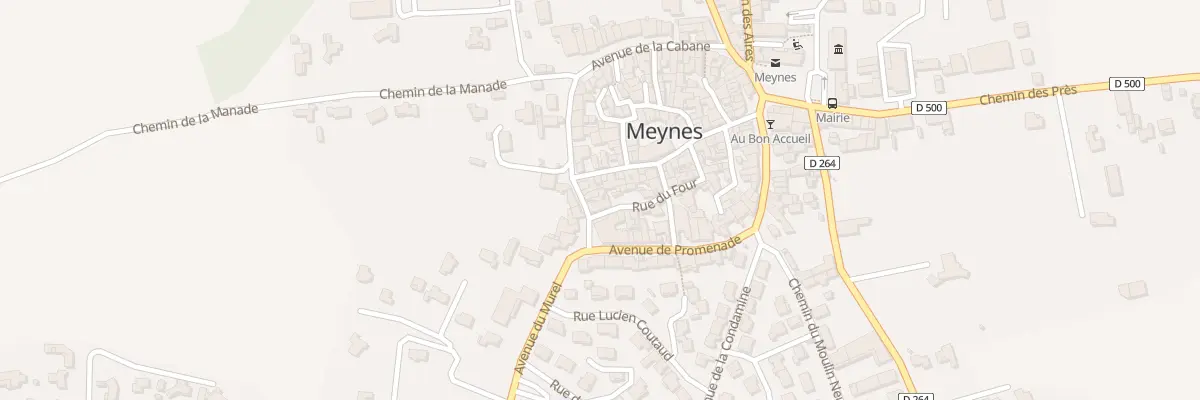 Plan du 15 Rue du Valadas à Meynes