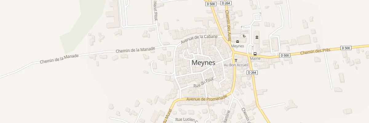 Plan du 5A Rue de la Placette à Meynes