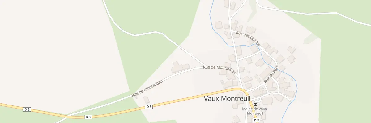 Plan du 4 Rue de Montauban à Vaux-Montreuil