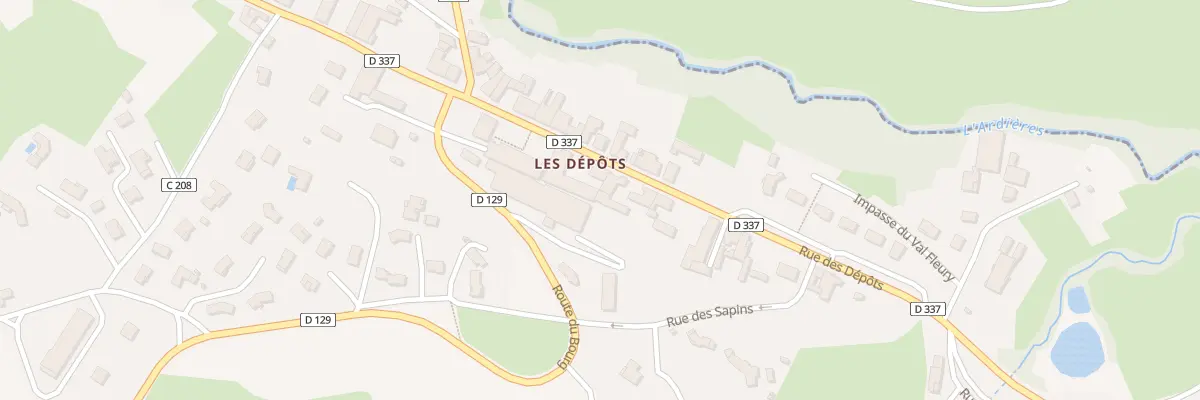 Plan du 279 Rue des Dépôts à Saint-Didier-sur-Beaujeu