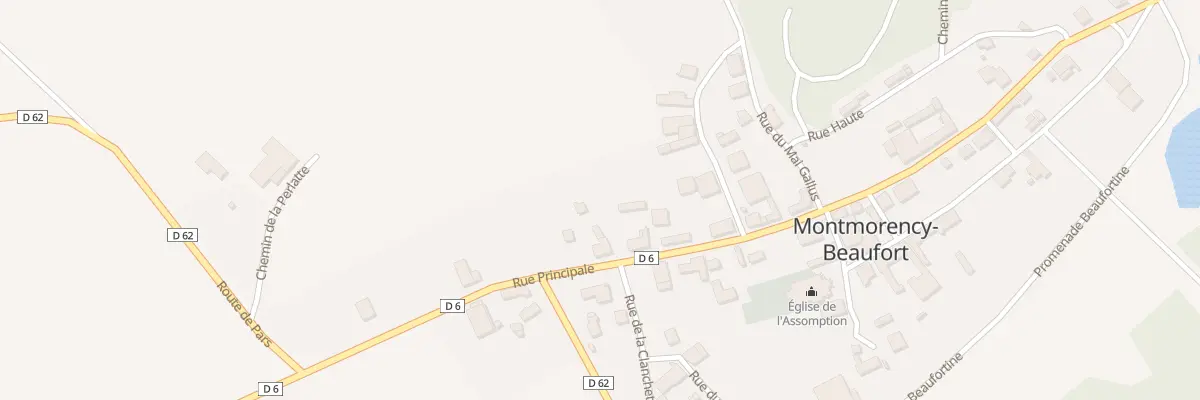 Plan du 24 Rue Principale à Montmorency-Beaufort