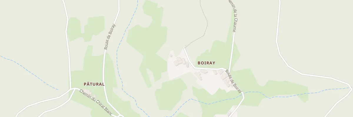Plan du 5381 Boiray à Vocance