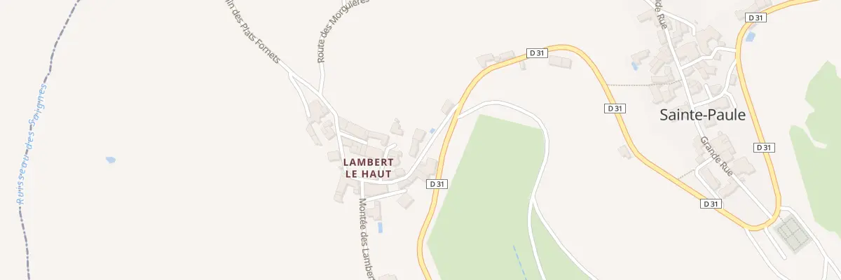 Plan du 86 Rue des Cuviers à Sainte-Paule