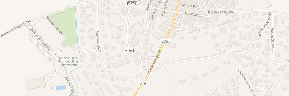 Plan du 23 Rue de la Poste à Jonquières-Saint-Vincent
