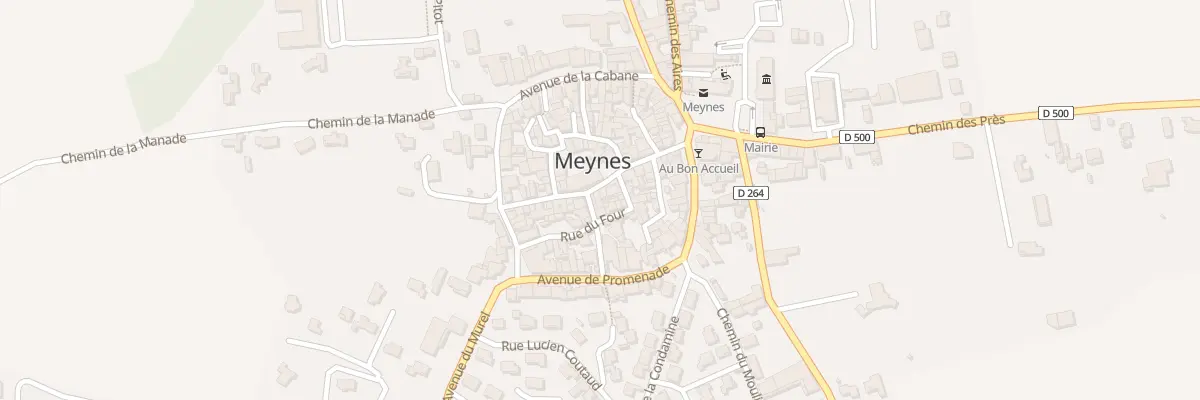Plan du 11 Grand Rue à Meynes