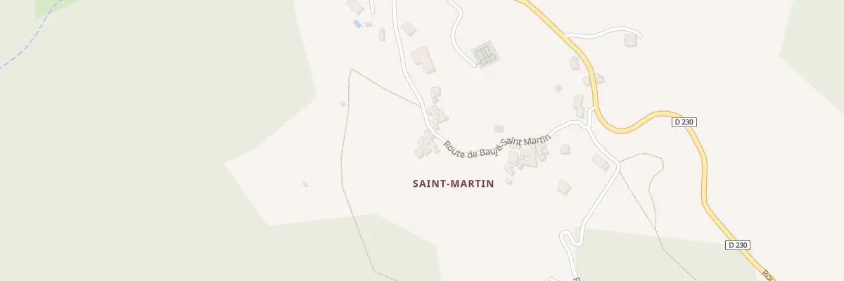 Plan du 5080 Bauje à Gluiras