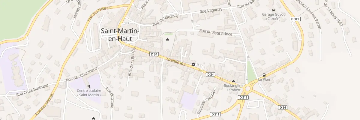 Plan du 27 Gr Gde Rue à Saint-Martin-en-Haut