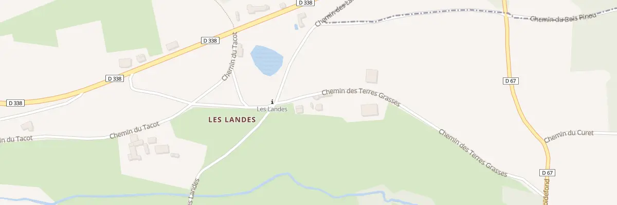 Plan du 5207 Che des Landes à Sarcey