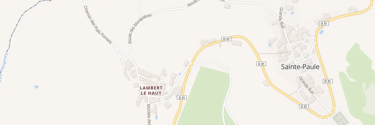 Plan du 42 Rue des Cuviers à Sainte-Paule
