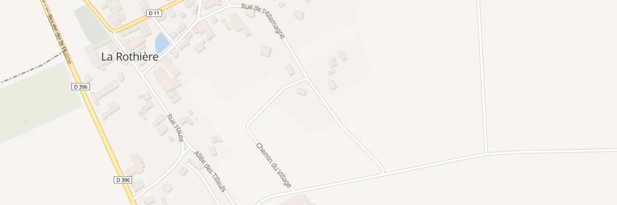 Plan du 8 Rue de l’Allemagne à La Rothière