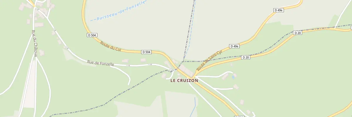 Plan du 5001 Fonzelle à Saint-Cyr-le-Chatoux