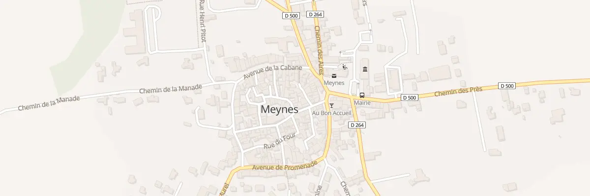 Plan du 4 Rue de la Tour à Meynes