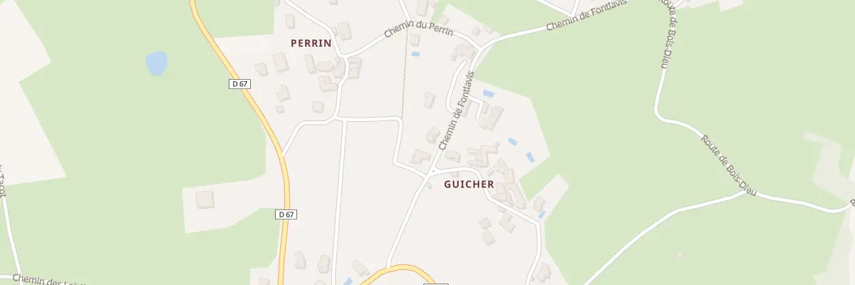 Plan du 5372 Perrin à Sarcey