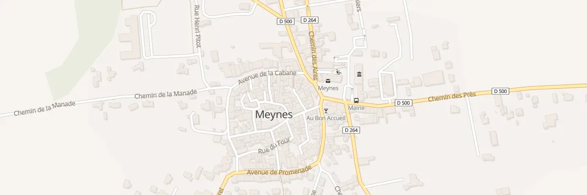 Plan du 7 Rue de la Brechette à Meynes