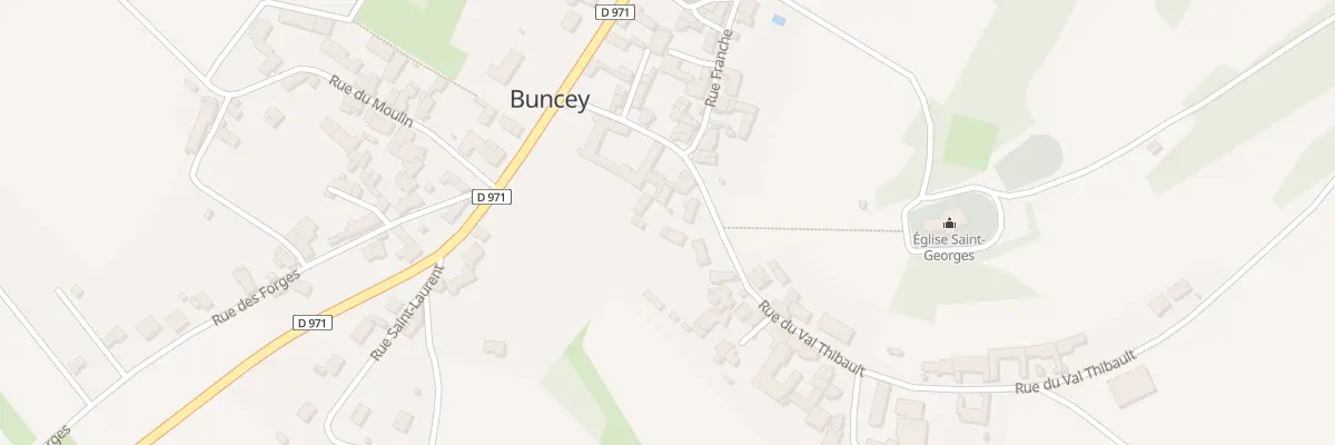 Plan du 4 Rue du Val Thibault à Buncey