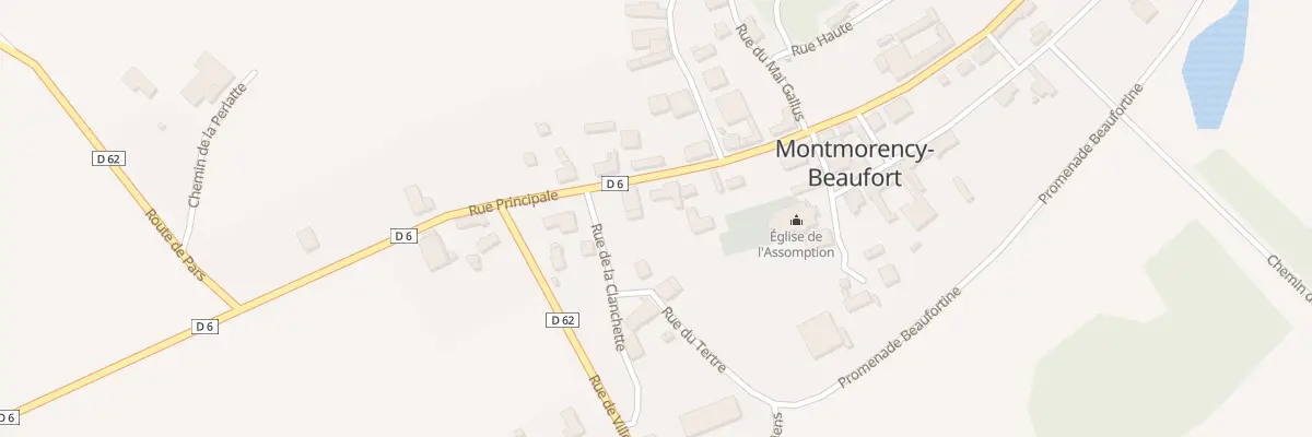 Plan du 29 Rue Principale à Montmorency-Beaufort