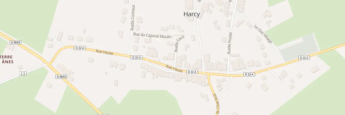 Plan du 36 Rue Haute à Harcy